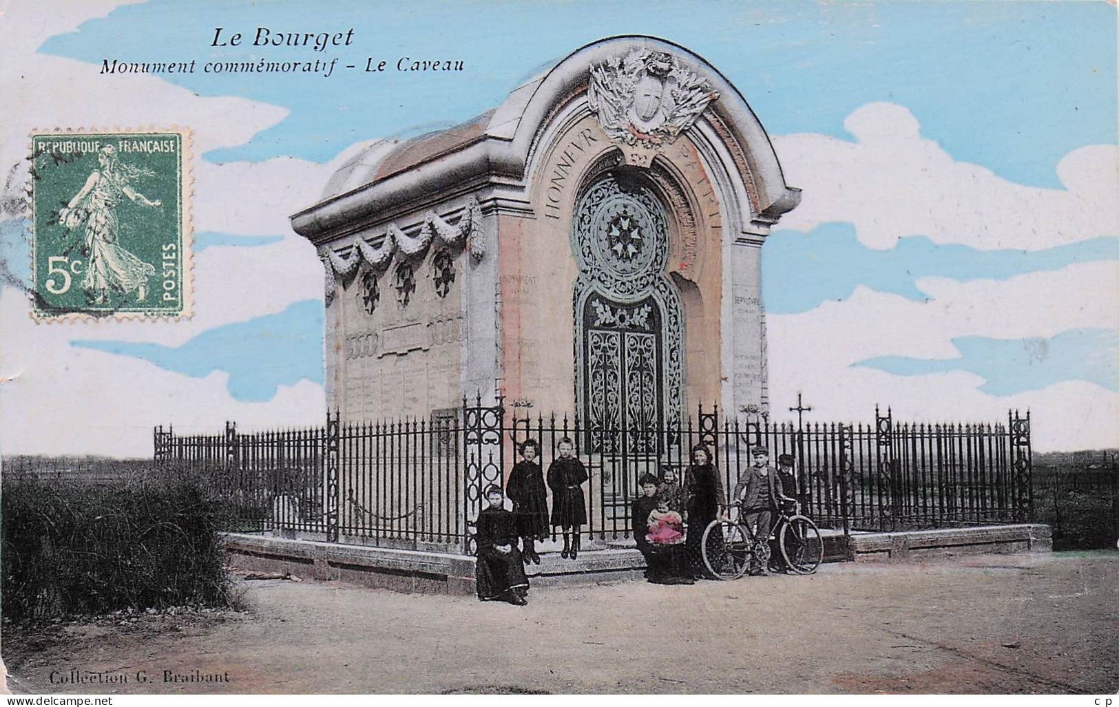 Le Bourget - Monument Commemoratif - Le Caveau -  CPA °J - Le Bourget