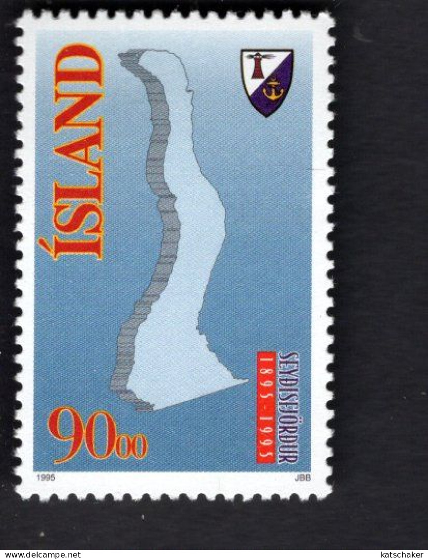 2021897534 1995 SCOTT 794 (XX)  POSTFRIS MINT NEVER HINGED - TOWN OF SEYDISFJORDUR CENT. - Unused Stamps