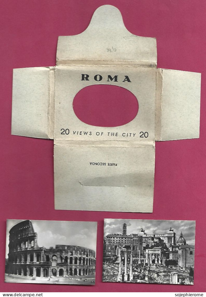 Carnet De 20 Photos De Roma 4scans 8,5 Cm X 5,8 Cm - 34 G - Europa