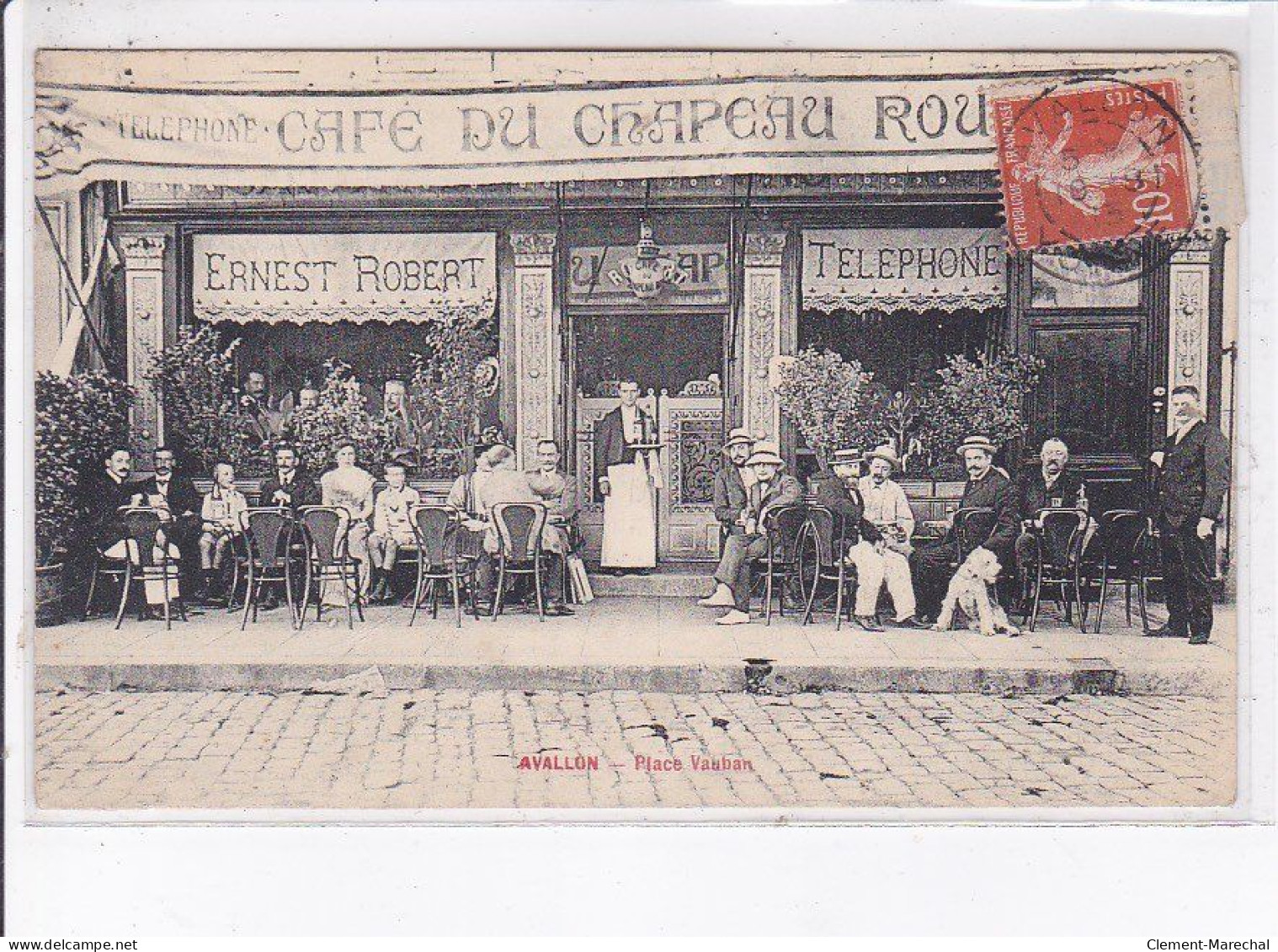 AVALLON: Café Du Chapeau, Ernest Robert - Très Bon état - Avallon
