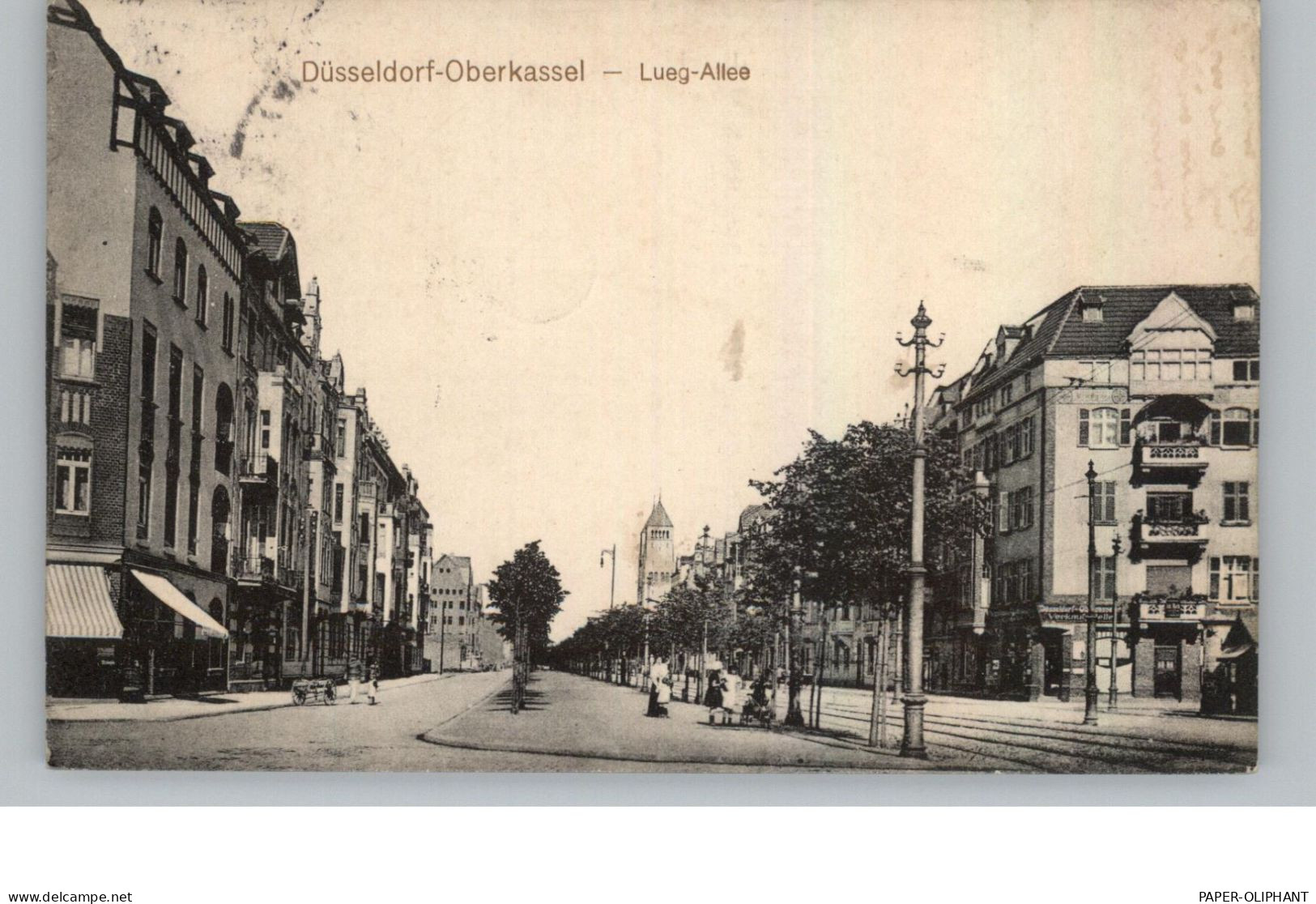 4000 DÜSSELDORF - OBERKASSEL, Lueg - Allee, 1912 - Duesseldorf