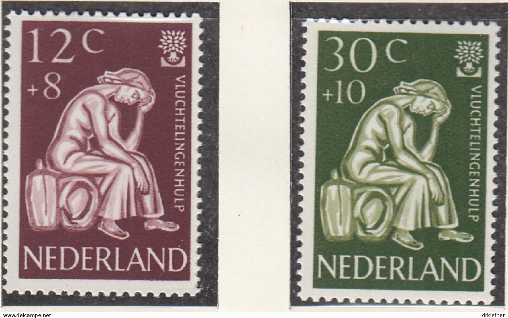 NIEDERLANDE  744-745, Postfrisch **, Weltflüchtlingsjahr, 1960 - Unused Stamps
