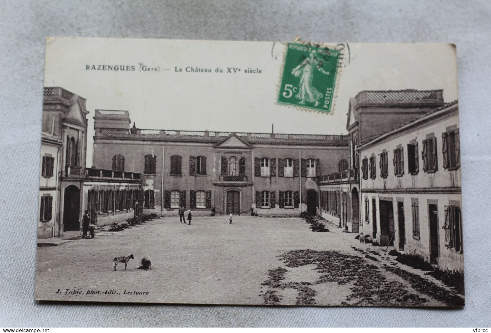 Cpa 1913, Razengues, Le Château Du XV ème Siècle, Gers 32 - Sonstige & Ohne Zuordnung