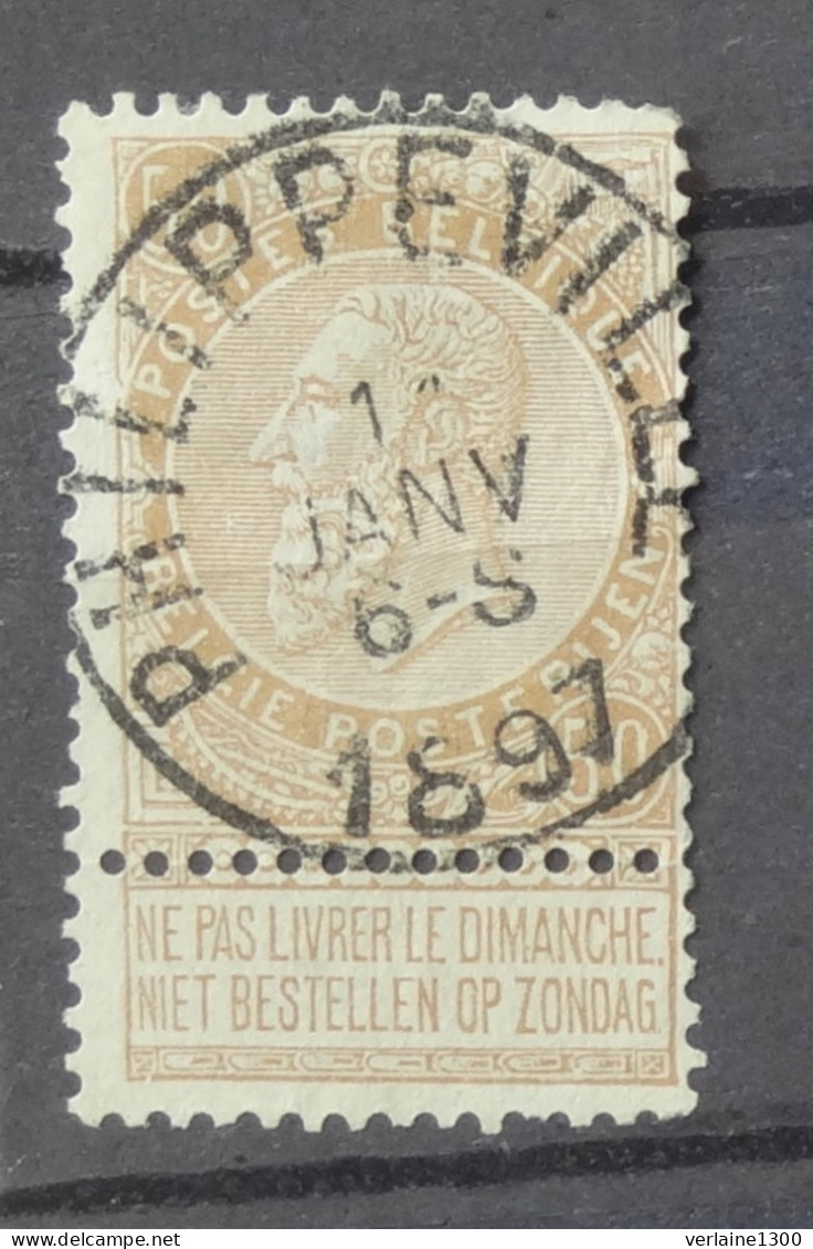 62 Avec Belle Oblitération Philippeville - 1893-1907 Wappen