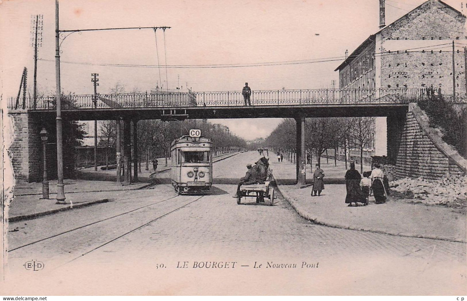 Le Bourget - Le Nouveau Pont - Tramway  -  CPA °J - Le Bourget