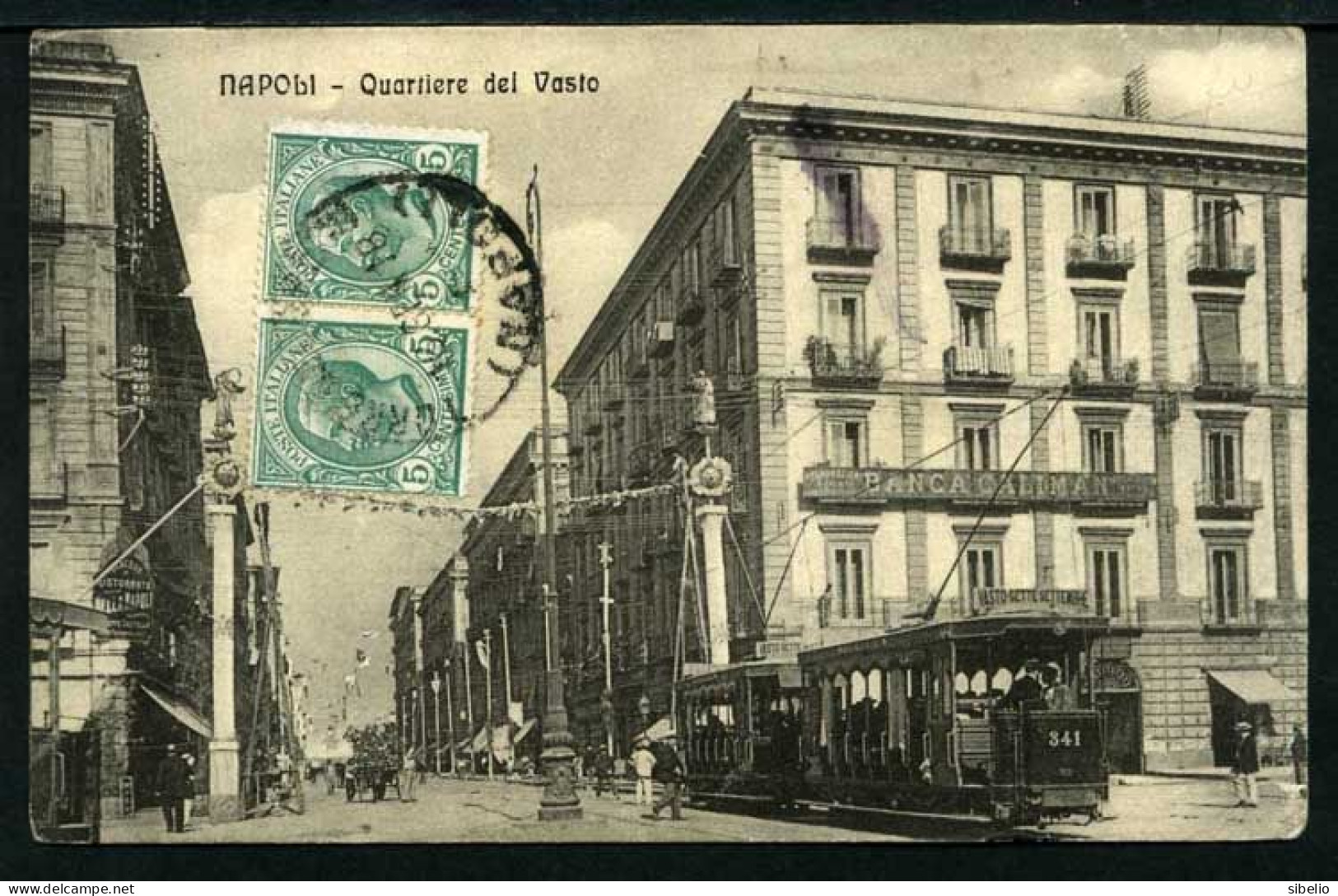 Napoli - Quartiere Del Vasto - Viaggiata 1916 - Rif. 50792 - Napoli (Naples)