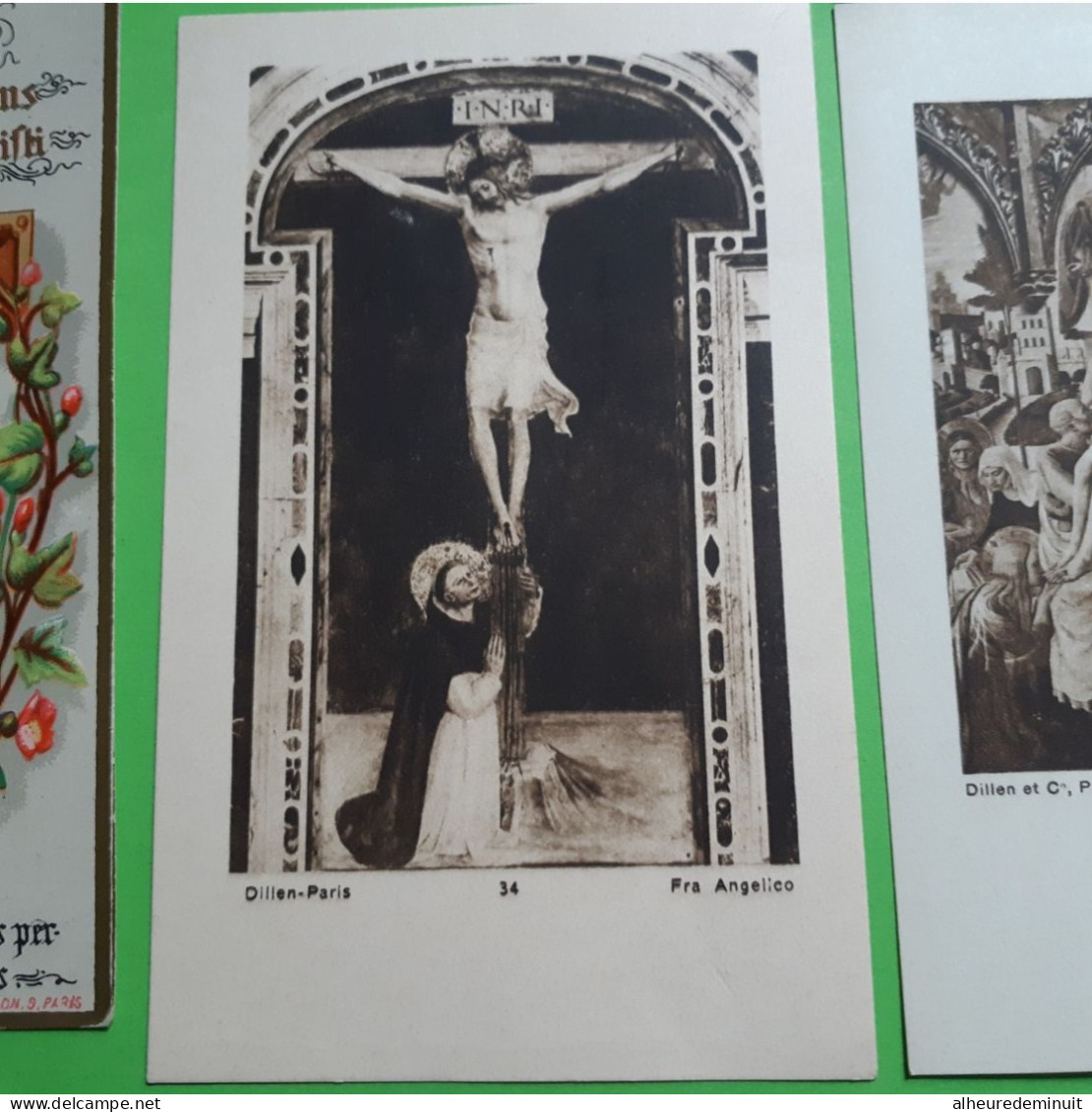 Lot 7 Images Pieuses"CHRIST MORT SUR LA CROIX"LA PASSION"PIETA"LA SAINTE FACE"Holy Card"heilige Bild"image Mortuaire PI - Images Religieuses