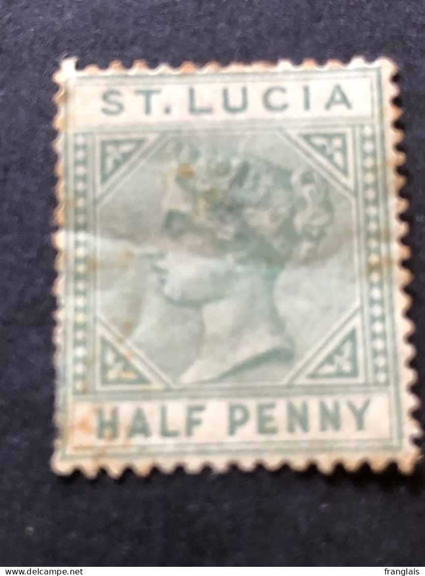 SAINT LUCIA  SG 43  ½d Dull Green MH* - Ste Lucie (...-1978)