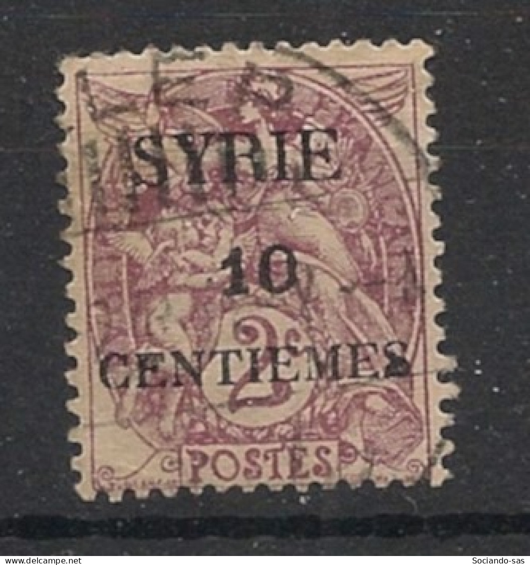 SYRIE - 1924 - N°YT. 105 - Type Blanc 10c Sur 2 Brun-lilas - Oblitéré / Used - Usati