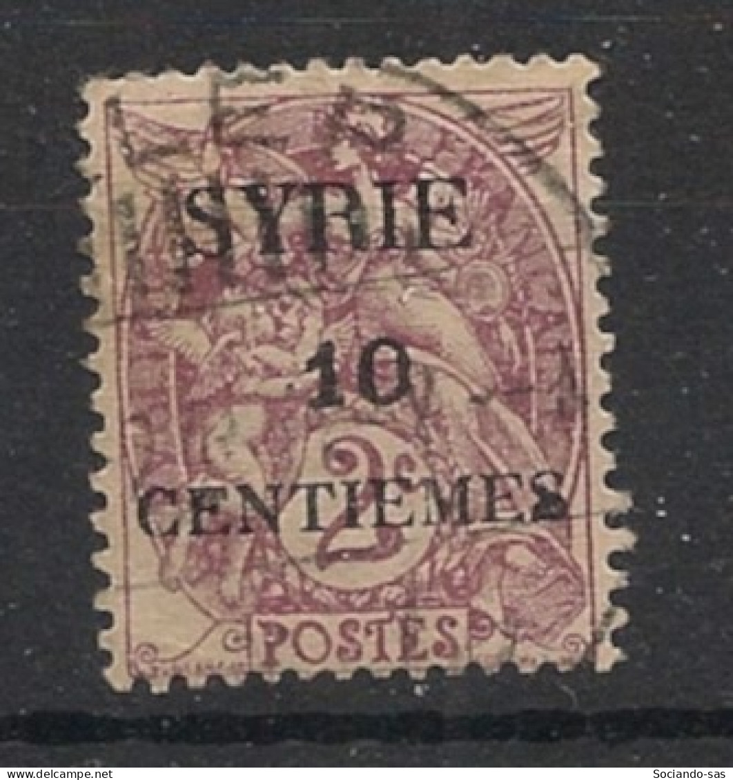 SYRIE - 1924 - N°YT. 105 - Type Blanc 10c Sur 2 Brun-lilas - Oblitéré / Used - Usados