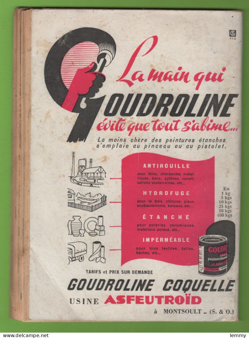 SCIENCE & VIE - N°376- JAN.1949 - Voir SOMMAIRE - PORTE-AVIONS, TORPILLES, TRAINS PNEUS,.... Nombreuses Publicités - 1900 - 1949