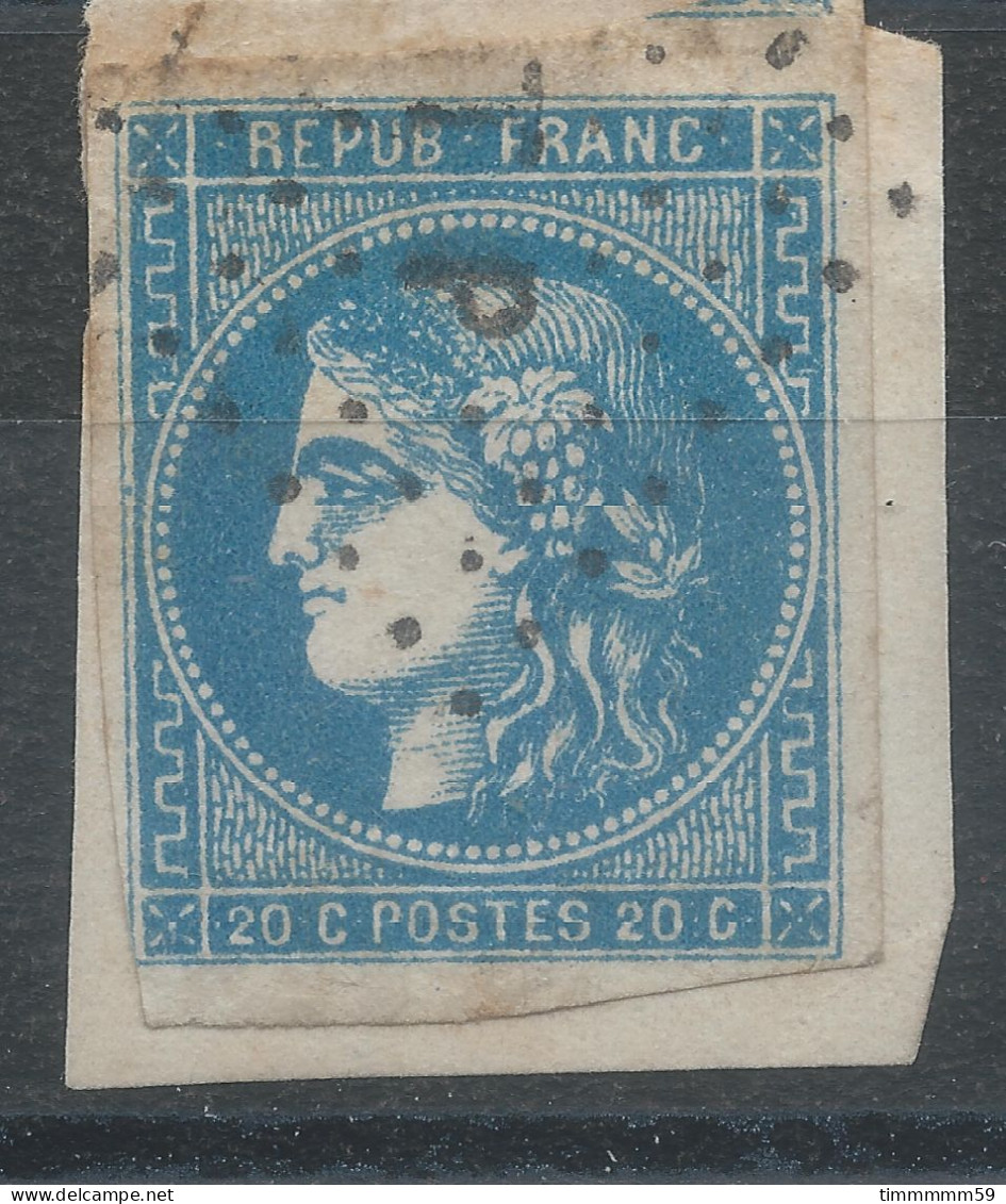 Lot N°83156   N°44-45 Ou 46/Fragment, Oblitéré Losange T P Des Ambulants - 1870 Bordeaux Printing