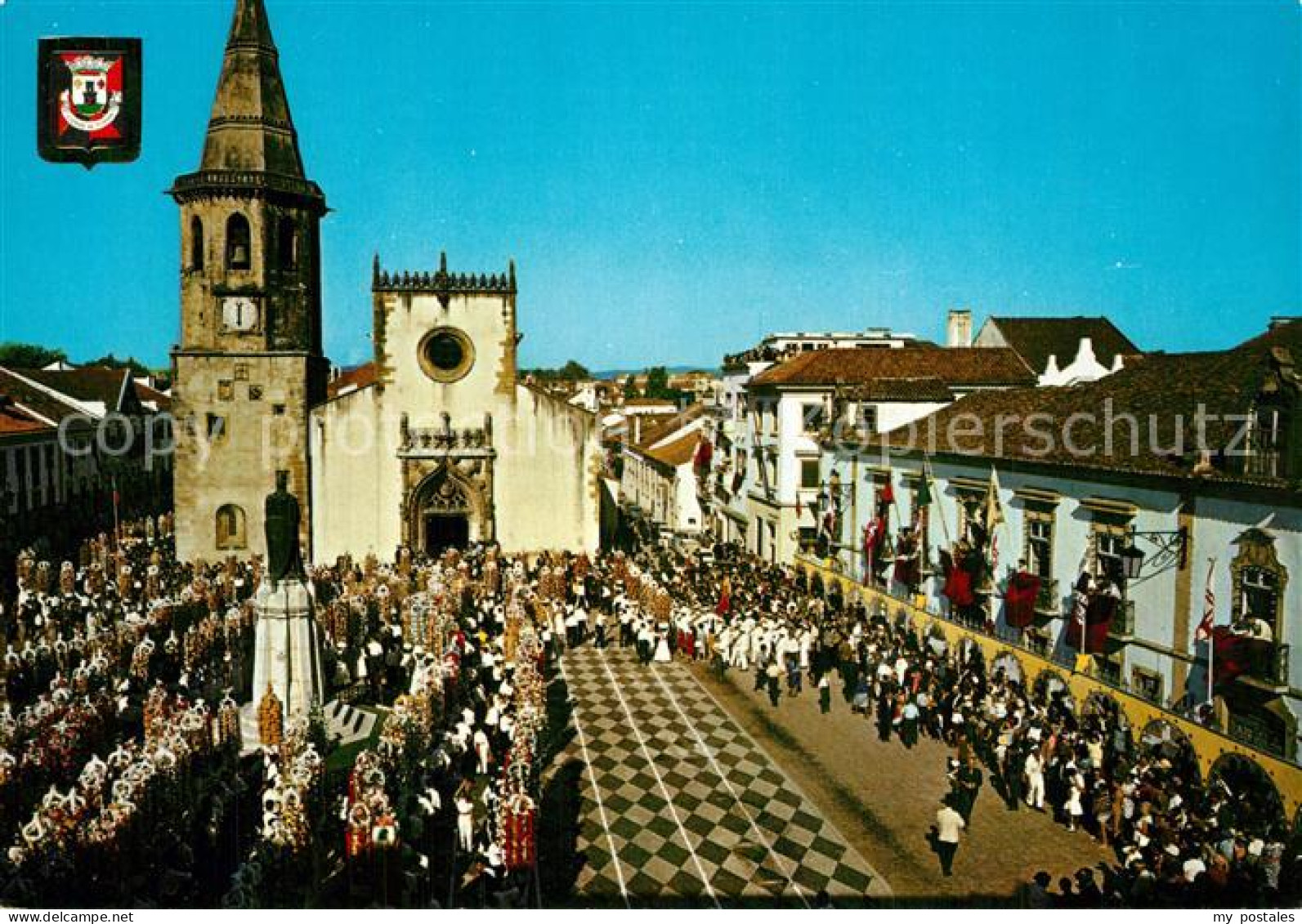 73606160 Tomar Parade Of Tabuleiros In The Saint John Baptizer Church Tomar - Andere & Zonder Classificatie