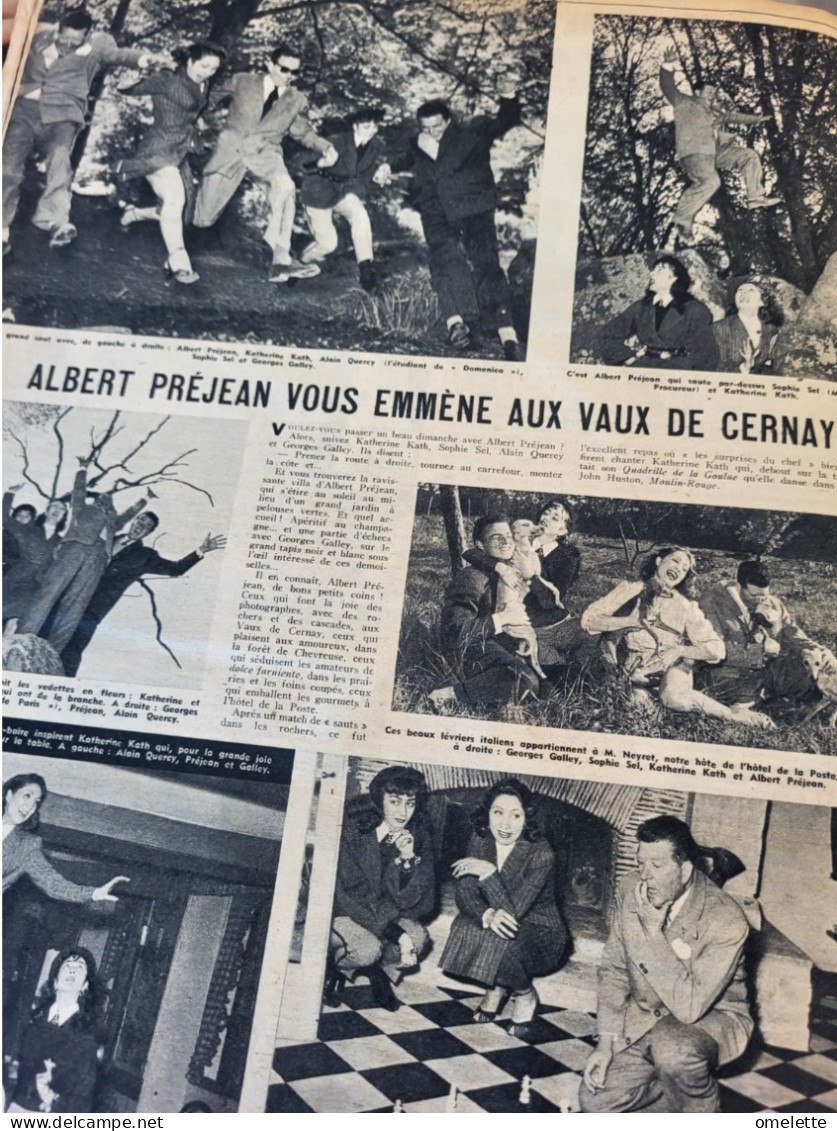CINEMONDE 53/MARCHAL/GRECO/FERNANDEL /PREJEAN/LAUREATS VICTOIRES 1952 /PRESLES CINZANO - Cine