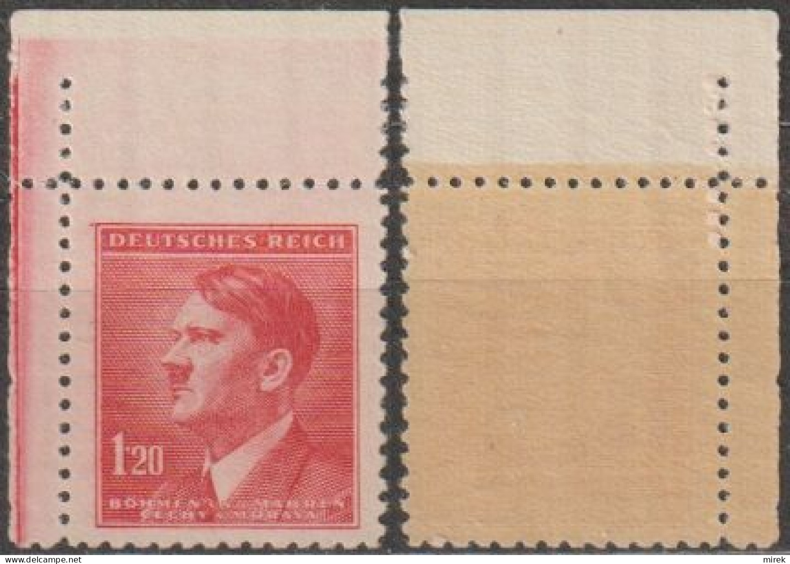 067/ Pof. 85, Brown Gum - Unused Stamps