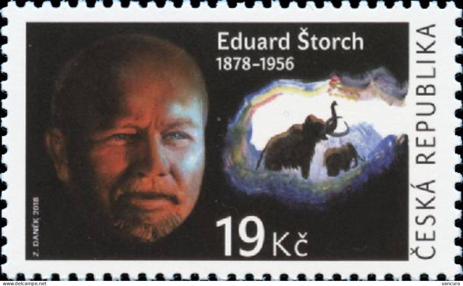 ** 976 Czech Republic Eduard Storch, Writer 2018 Mammoth - Schrijvers