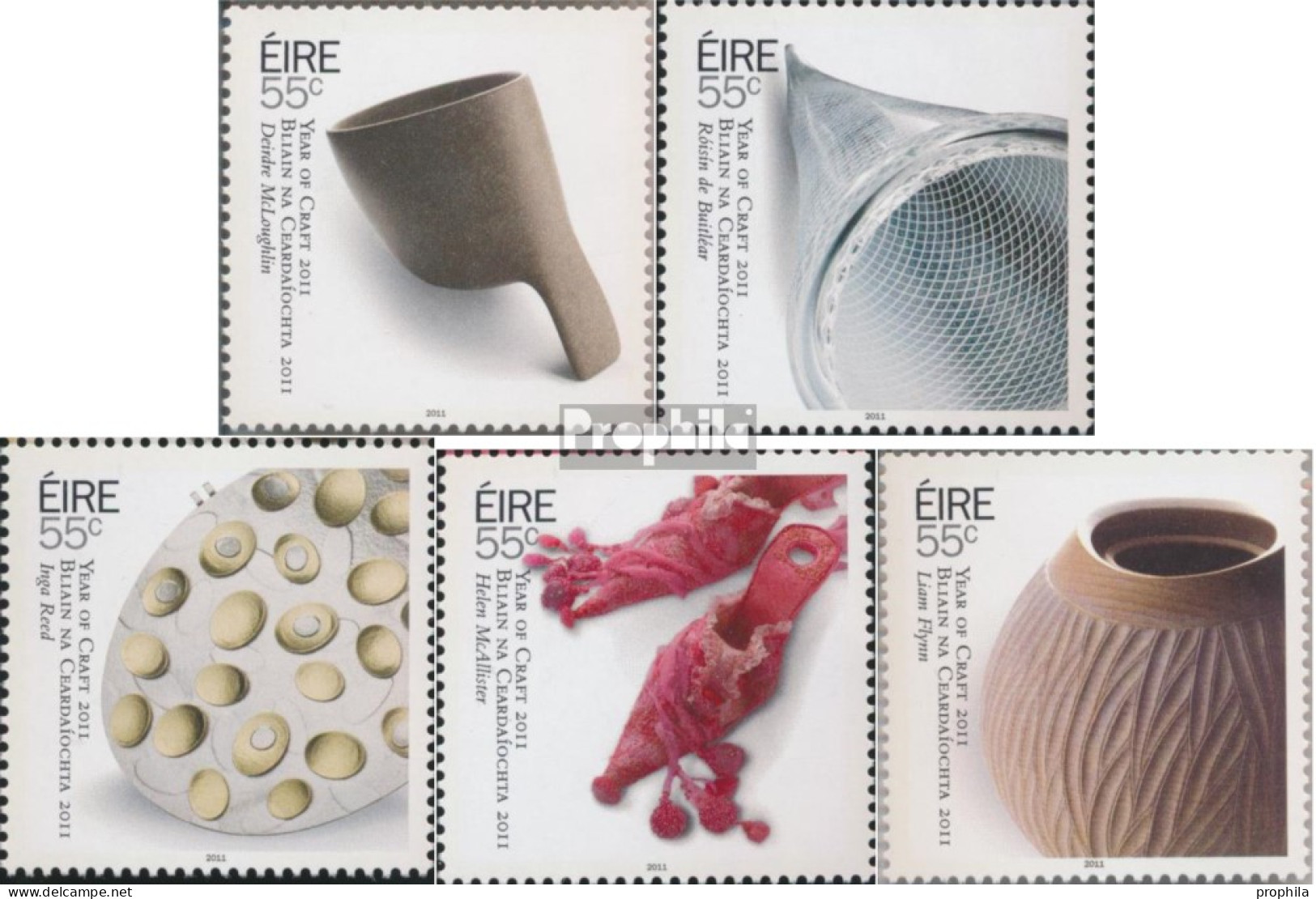 Irland 1969-1973 (kompl.Ausg.) Postfrisch 2011 Jahr Des Kunsthandwerks - Neufs
