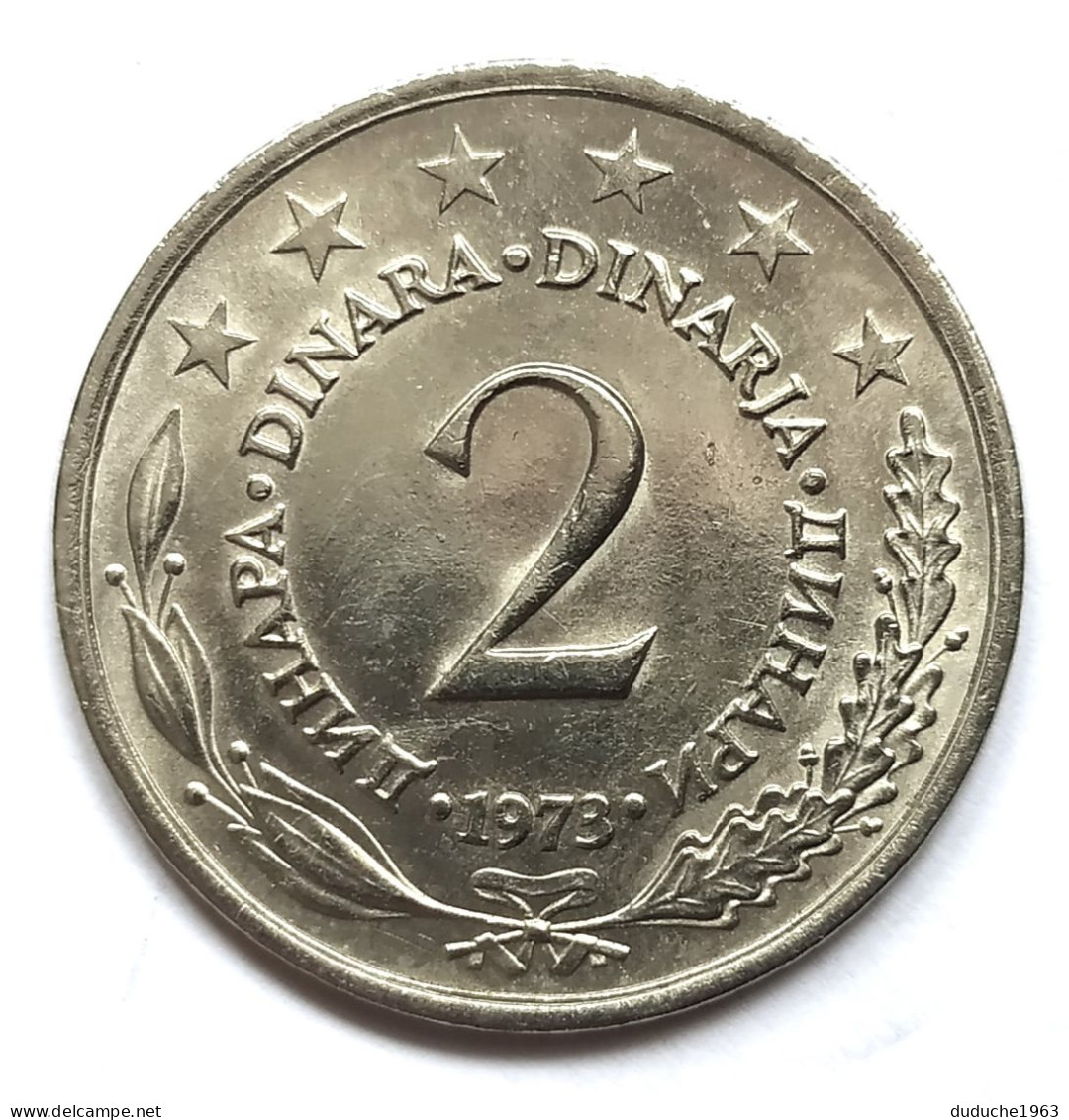 Yougoslavie - 2 Dinar 1973 - Jugoslavia