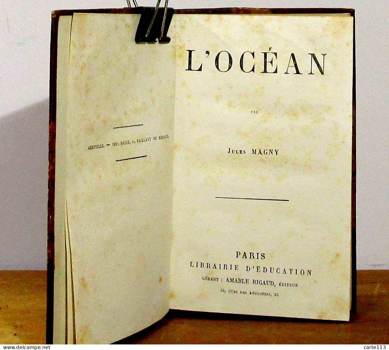 MAGNY Jules - L'OCEAN - 1801-1900