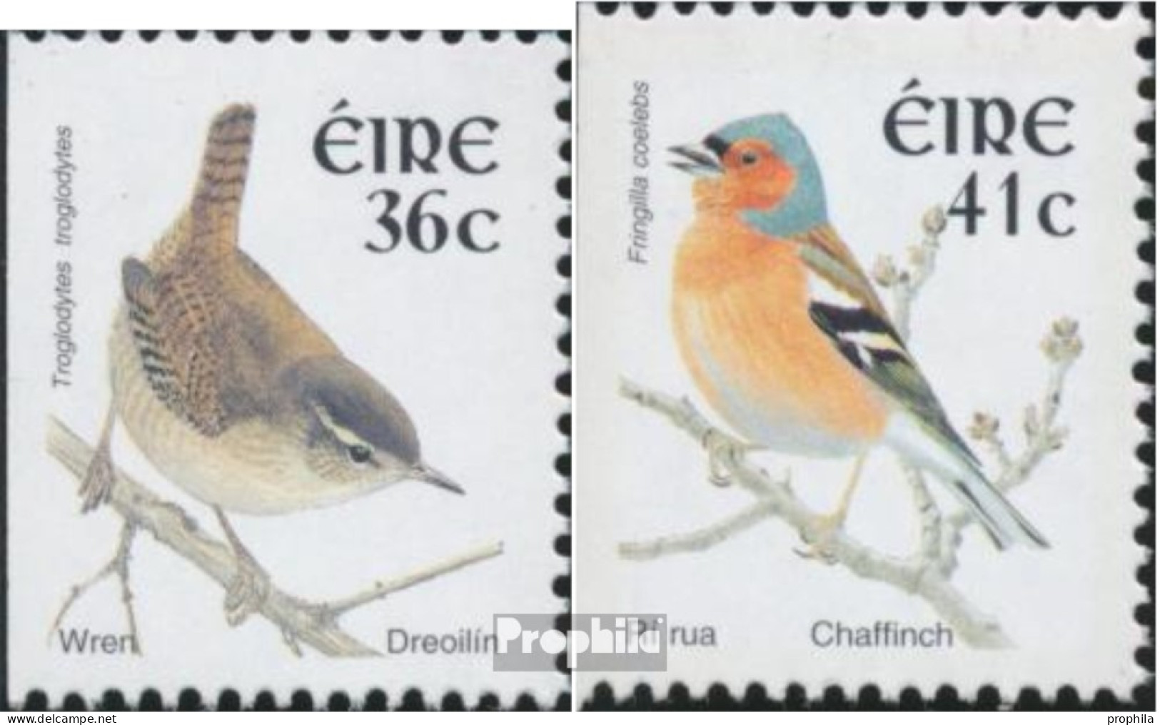 Irland 1453Dl-1454Dl (kompl.Ausg.) Postfrisch 2002 Einheimische Vögel - Ongebruikt