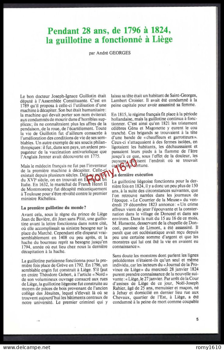 SI LIEGE M'ETAIT CONTE... Année  1977. N°61, 62, 63, 64. Illustrations, Publicités, Anecdotes. - België