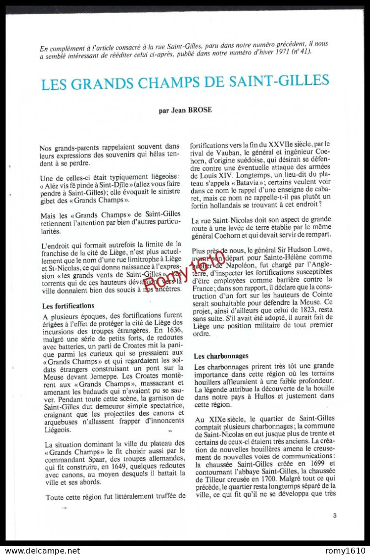 SI LIEGE M'ETAIT CONTE... Année  1977. N°61, 62, 63, 64. Illustrations, Publicités, anecdotes.