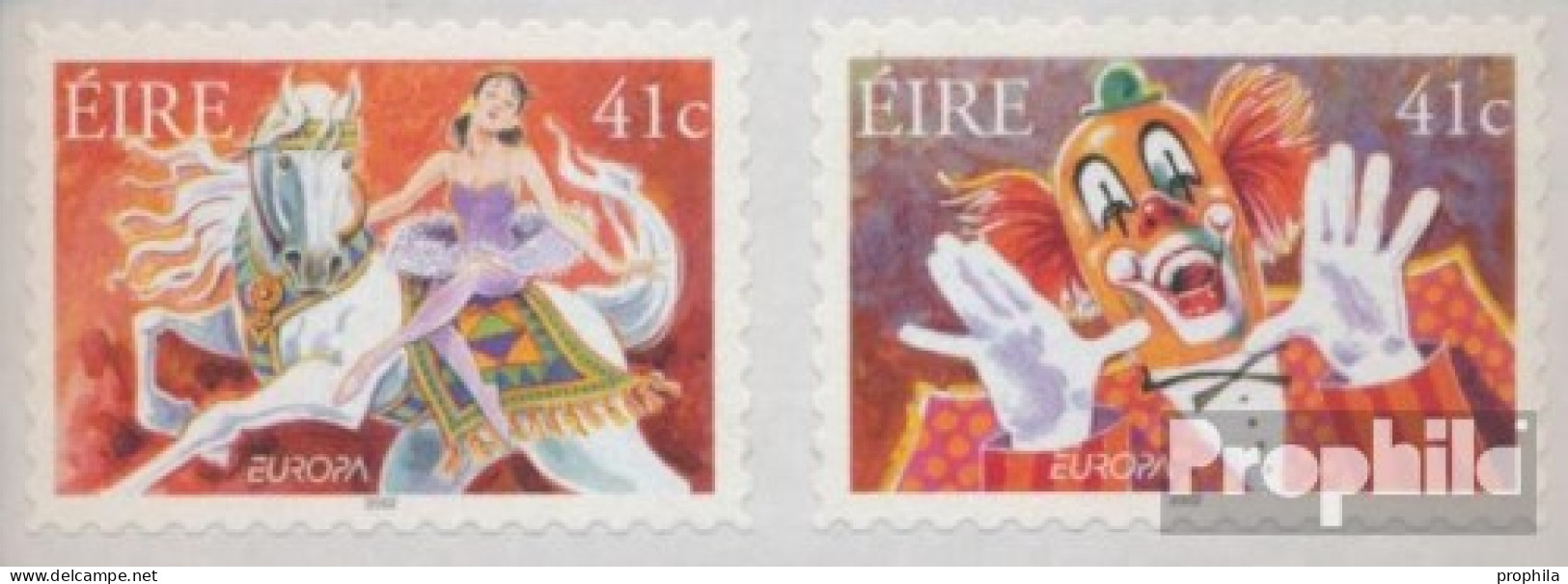 Irland 1434-1435 Paar (kompl.Ausg.) Postfrisch 2002 Zirkus - Neufs