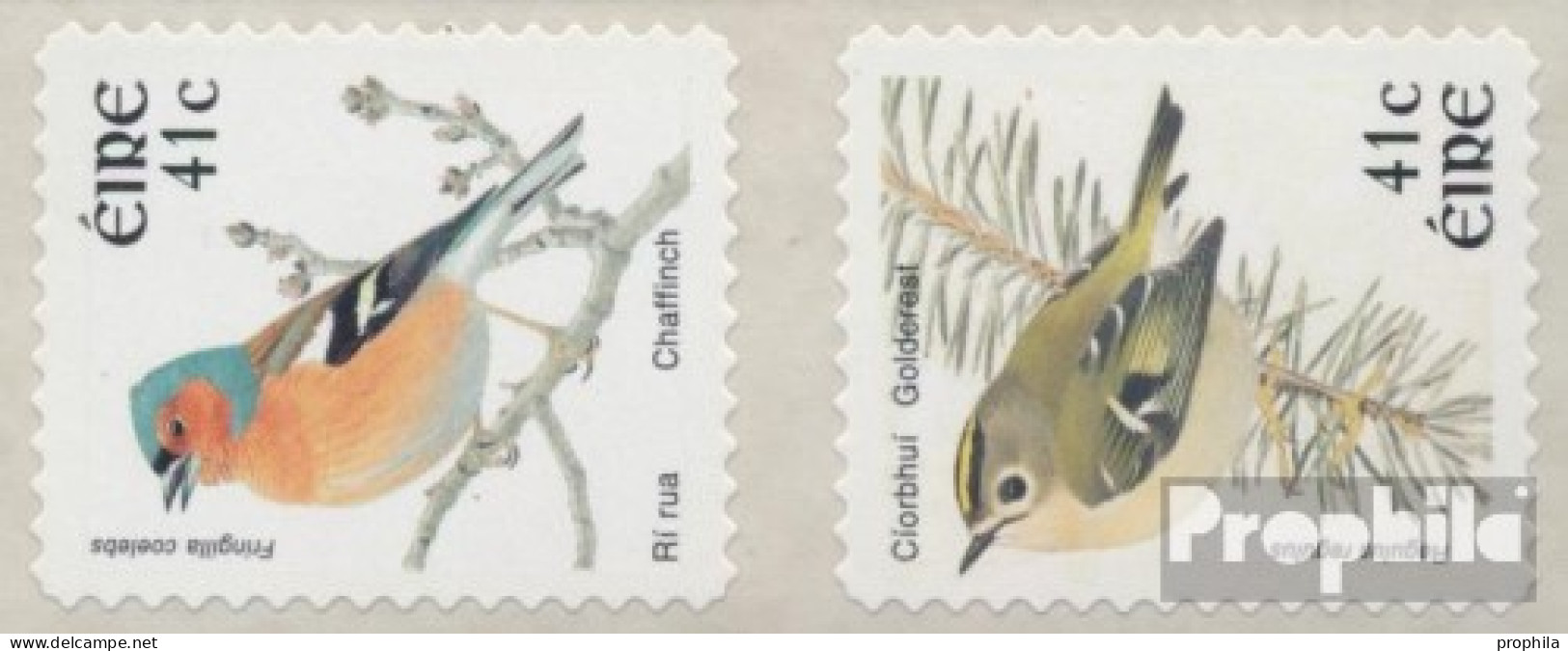 Irland 1423I-1424I Paar Postfrisch 2002 Einheimische Vögel - Unused Stamps