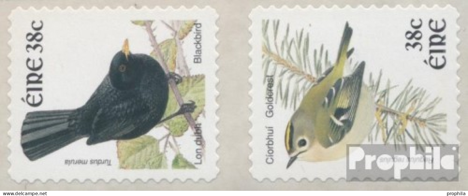 Irland 1401-1402 Paar (kompl.Ausg.) Postfrisch 2002 Einheimische Vögel - Unused Stamps