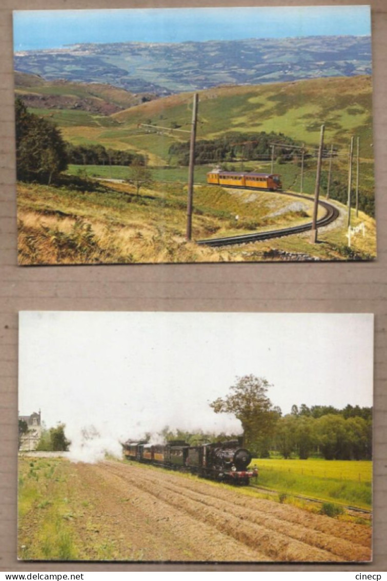 LOT 20 CPSM TRAINS CHEMIN DE FER - GROS PLANS  dont 64 06 30 GARD 07 ARDECHE VIVARAIS AUTOS COUCHETTES