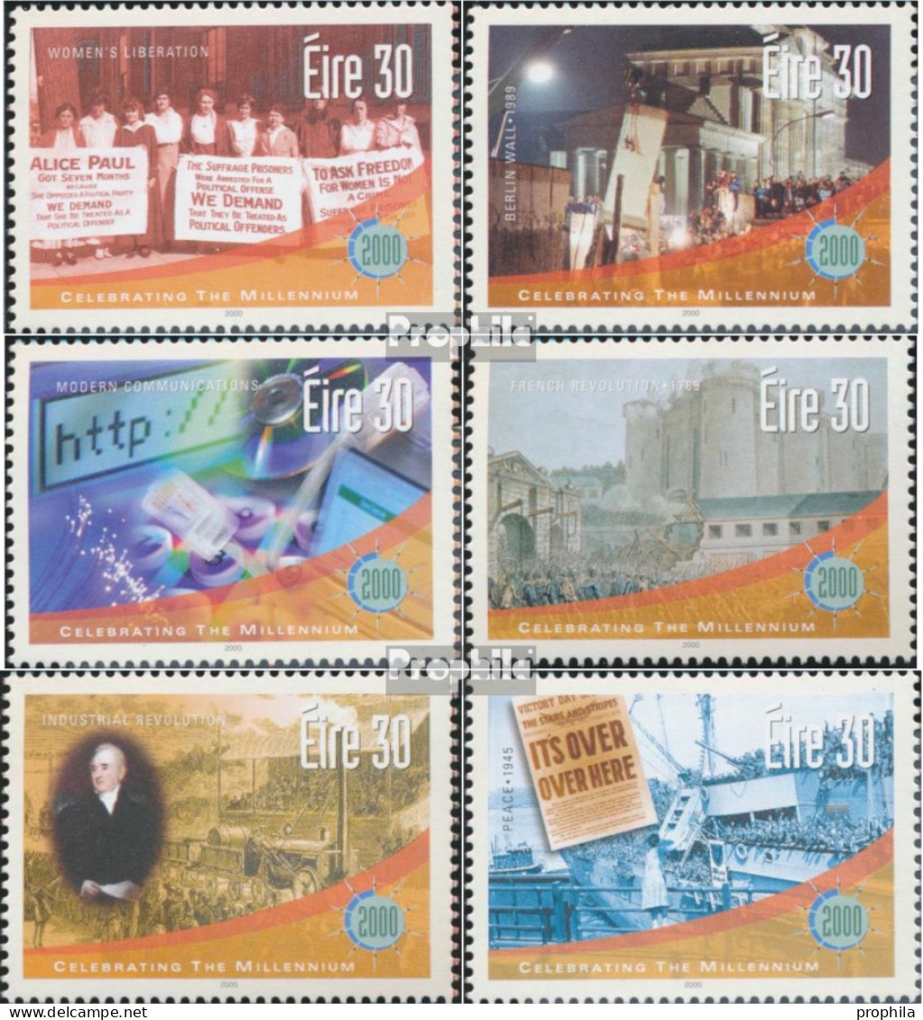 Irland 1292-1297 (kompl.Ausg.) Postfrisch 2000 Ereignisse - Unused Stamps