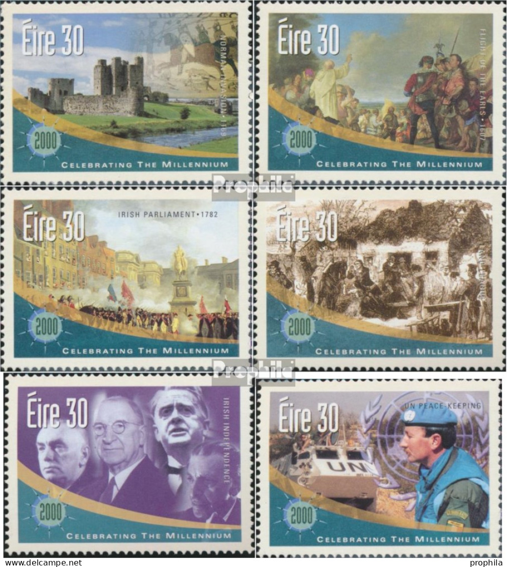 Irland 1206-1211 (kompl.Ausg.) Postfrisch 2000 Ereignisse - Unused Stamps