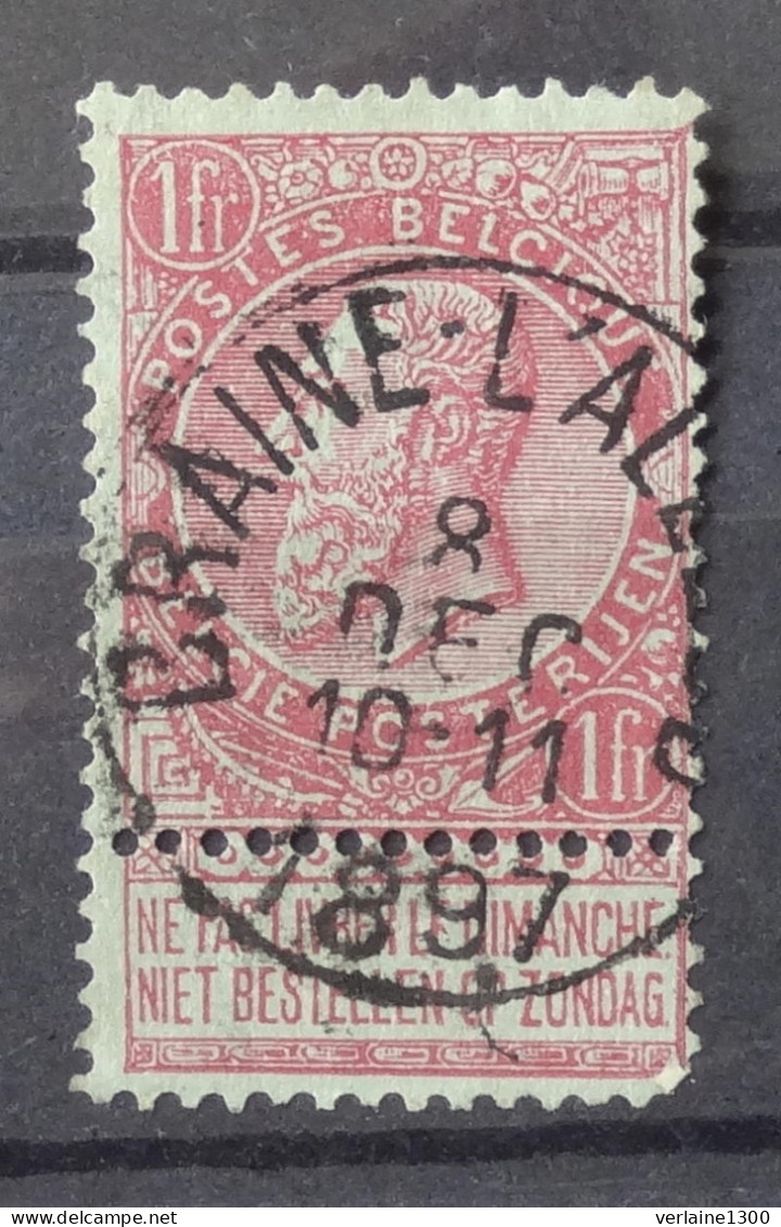 64 Avec Belle Oblitération Braine-l'Alleud - 1893-1907 Coat Of Arms