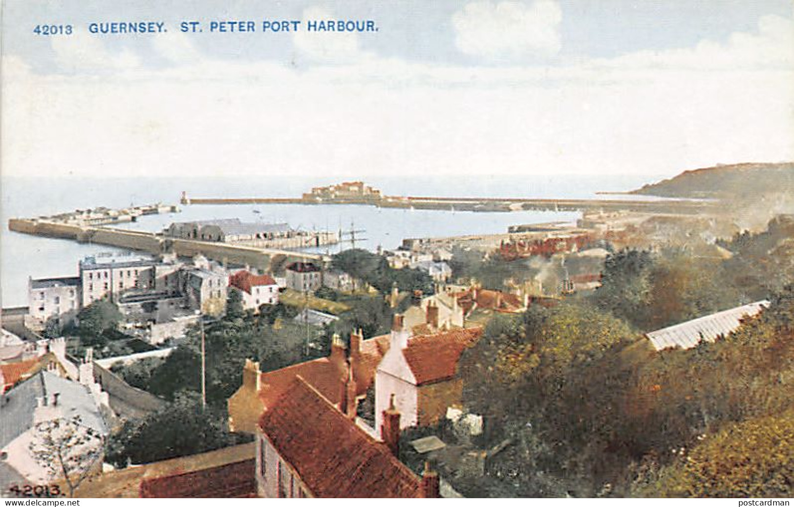 Guernsey - ST. PETER PORT - Harbour - Publ. The Photochrom Co. Ltd. - Guernsey