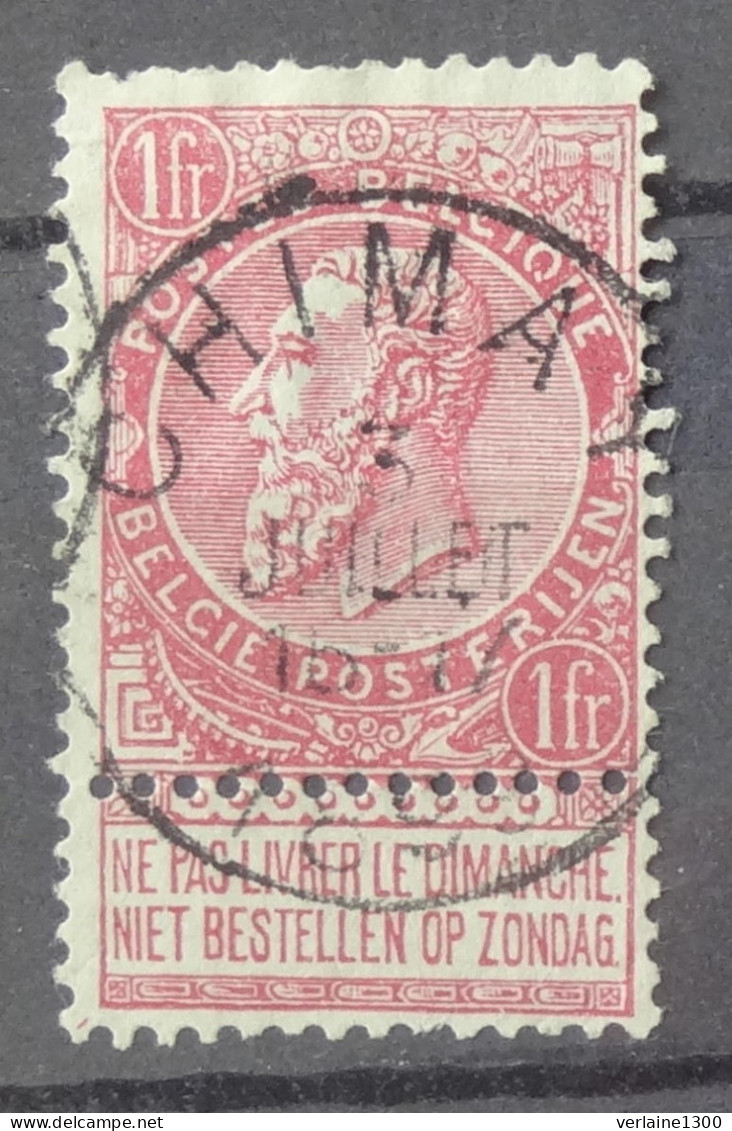 64 Avec Belle Oblitération Chimay - 1893-1907 Wapenschild
