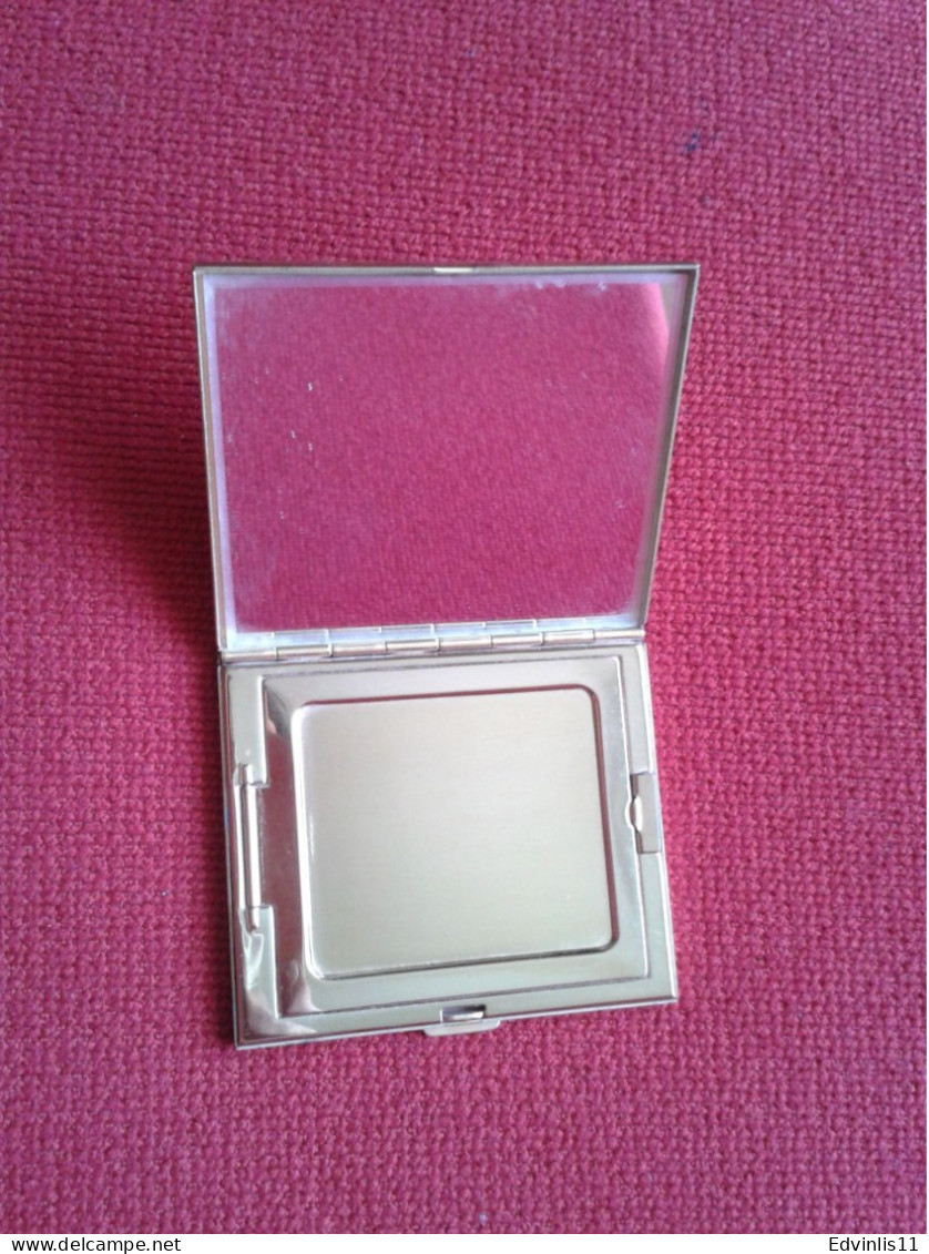 Vintage Mother Of Pearl Powder Compact With Powder - Beauty Products