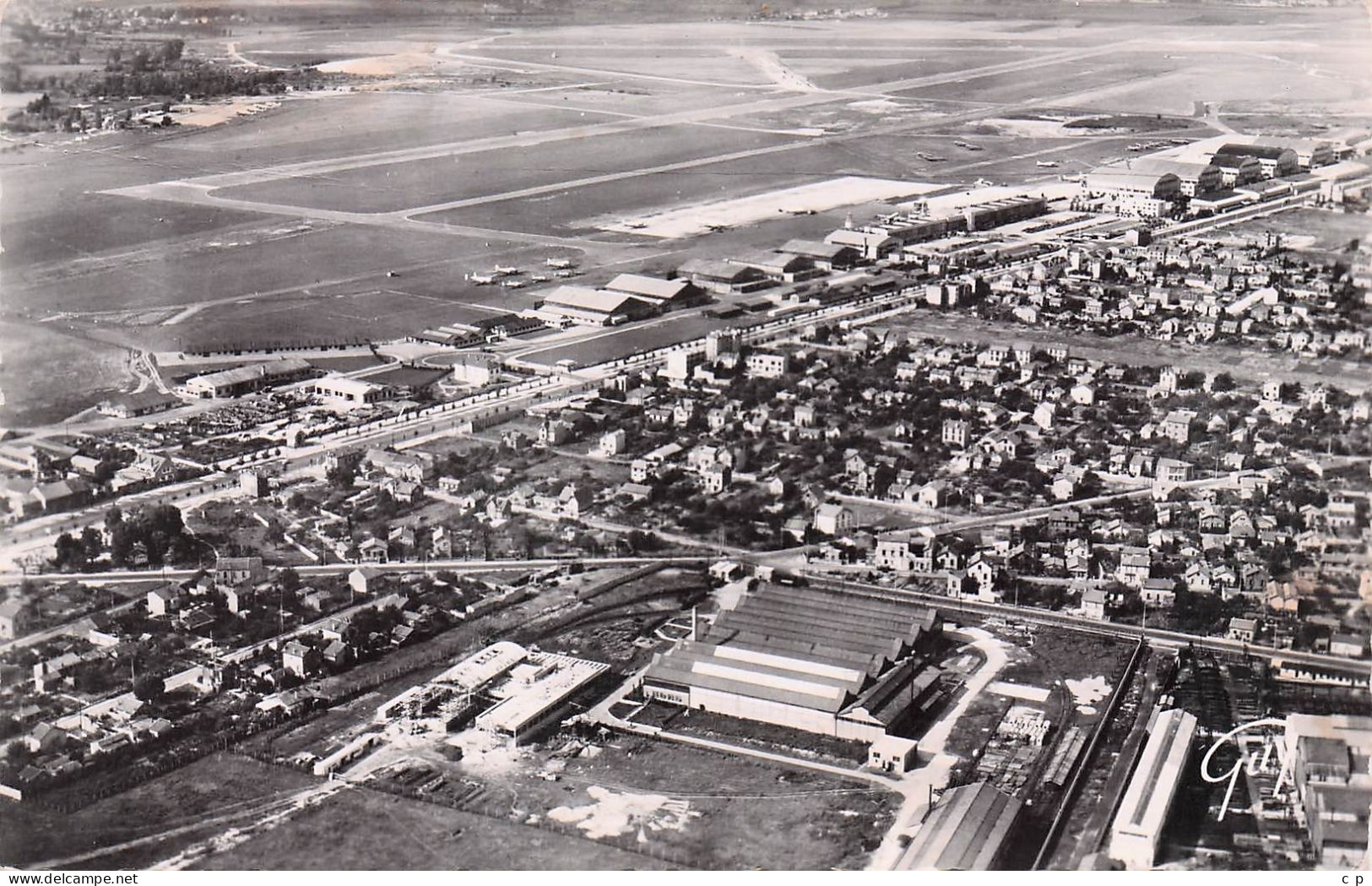 Le Bourget - Orly - L'Aerodrome - A Droite , Le Blanc Mesnil    -  CPSM °J - Le Bourget