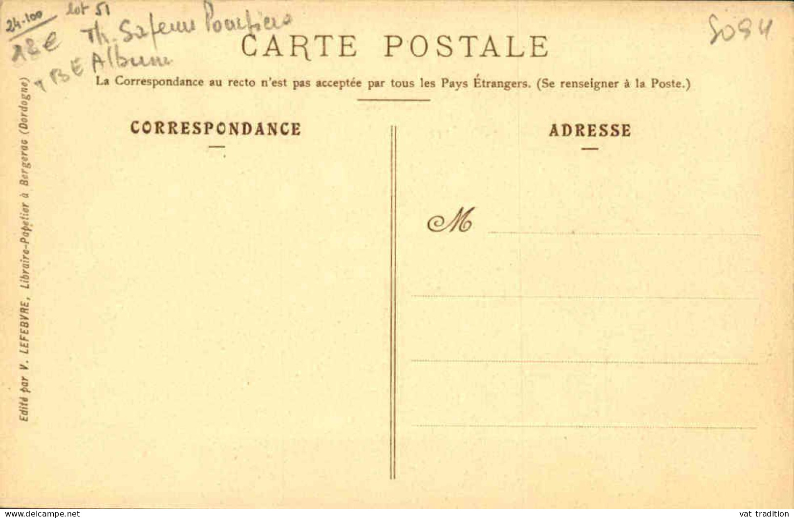 FRANCE -  Carte Postale De Bergerac - Pompiers à L'Exercice - L 152301 - Firemen
