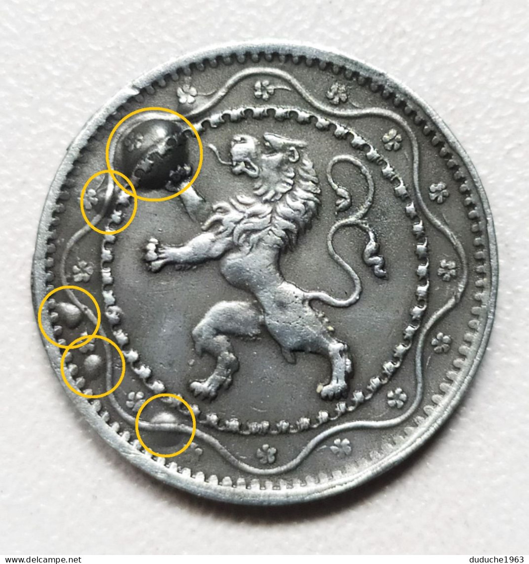 Belgique - 5 Centimes 1915 (Fauté) - 5 Centimes