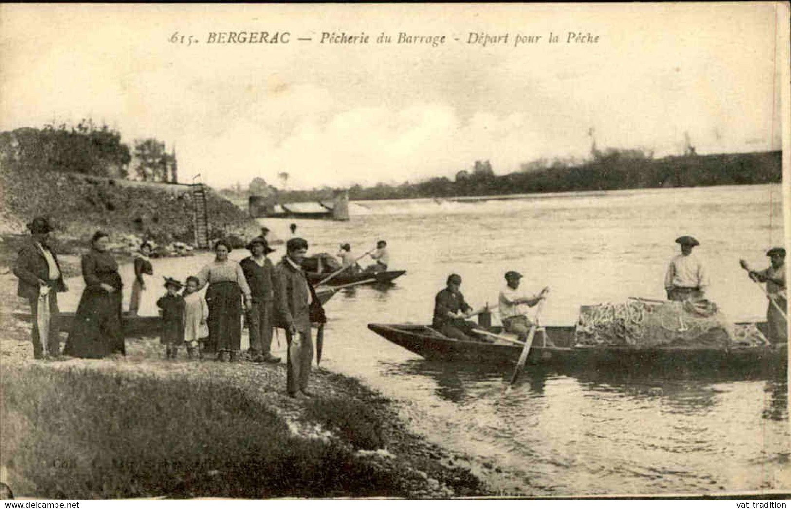 FRANCE -  Carte Postale De Bergerac - Départ Pour La Pêche - L 152302 - Fishing