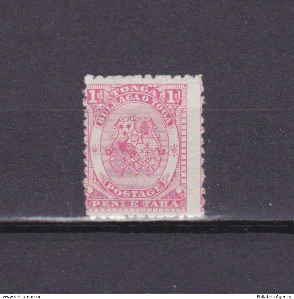 TONGA 1892, SG #10, CV £18, MH - Tonga (...-1970)