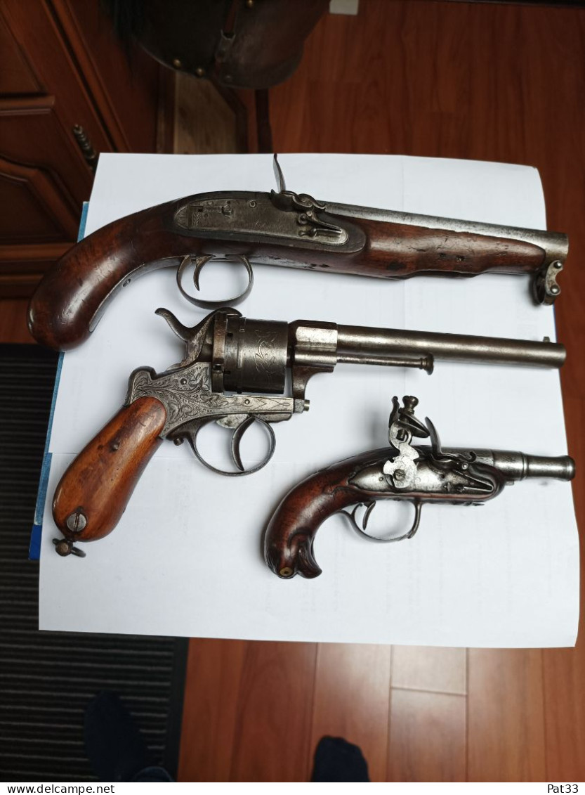 Lot 3 Pistolets - Armas De Colección