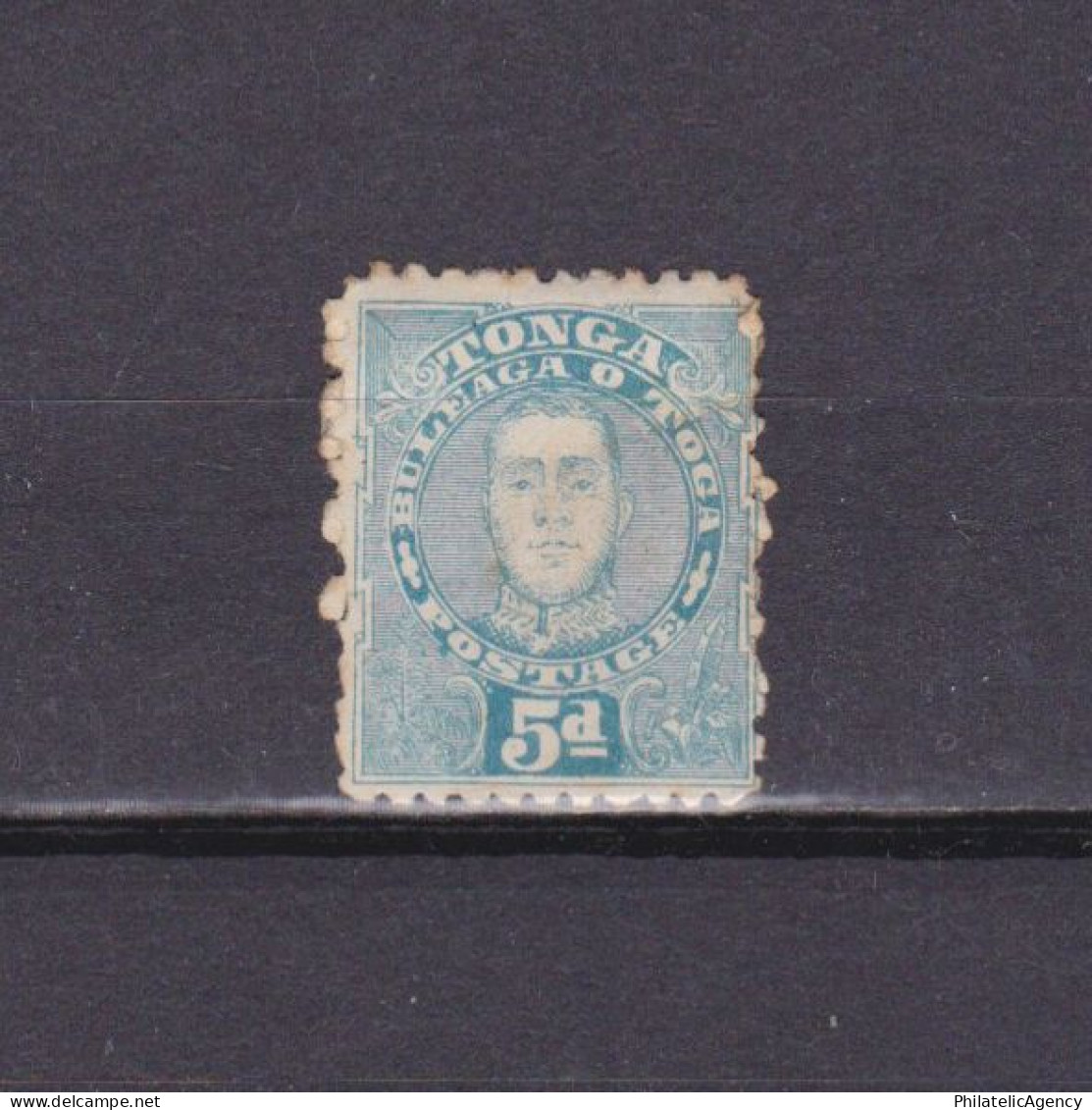 TONGA 1895, SG #34b, CV £24, Perf 12×11, MH - Tonga (...-1970)