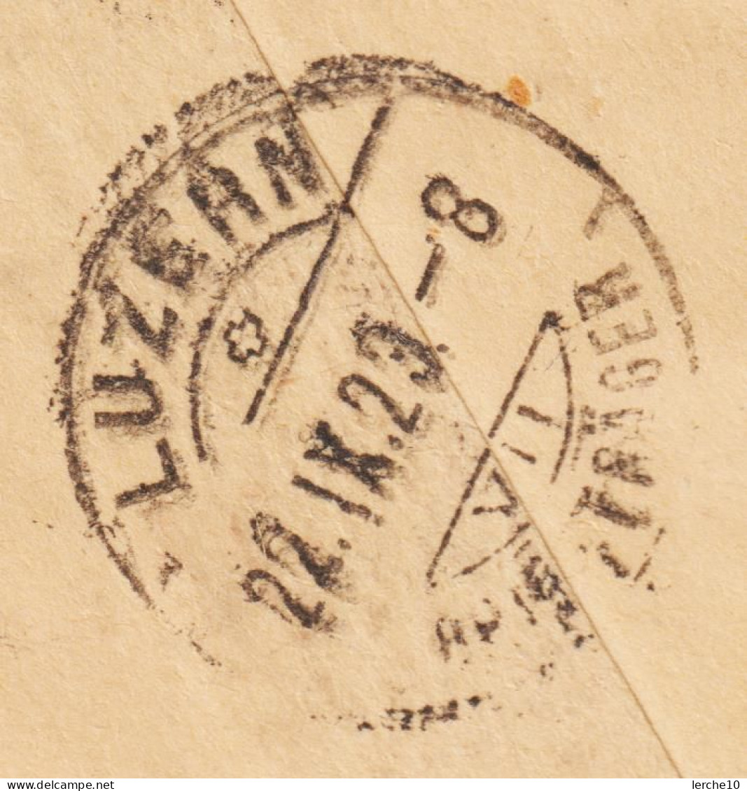 Lokalausgeben 1923 Halle, Einschreibenbrief Nach Luzern RRR  (0708) - Used Stamps