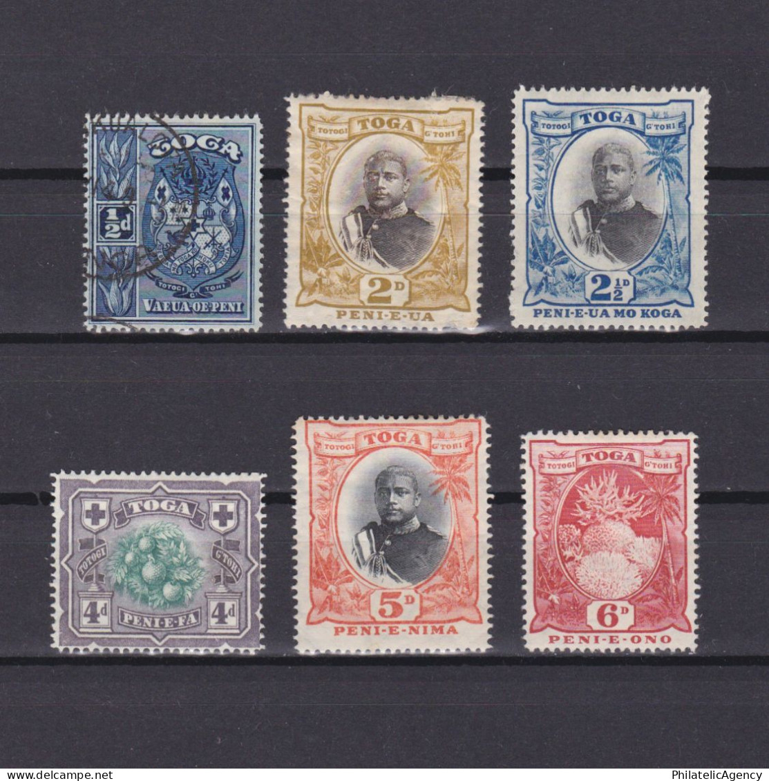 TONGA 1897, SG #38-47, CV £55, Part Set, MH/Used - Tonga (...-1970)