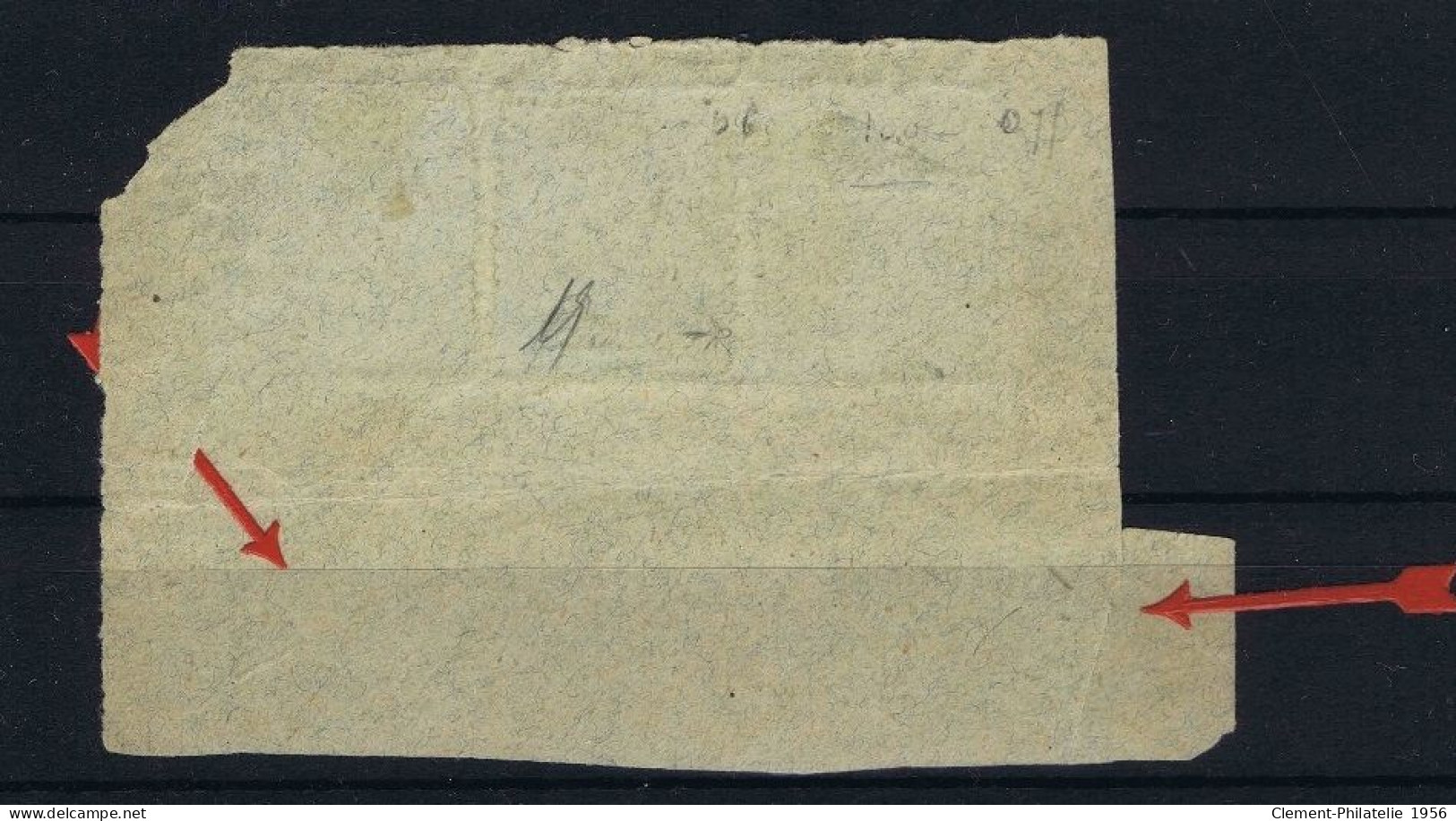 Madagascar: Yv 50 + 54 + 60 RRR A Une Fragment De Lettre, Two Small Tears At Arrows In The Paper Of The Fragment - Oblitérés