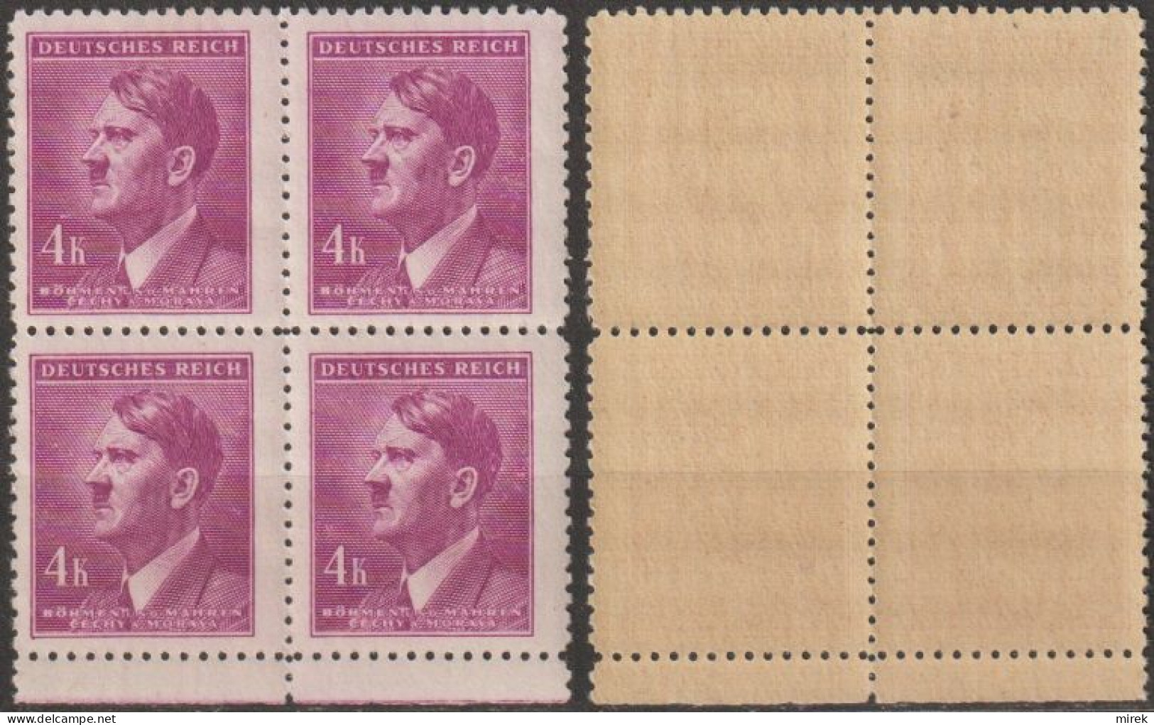 075/ Pof. 92, Brown Gum - Unused Stamps