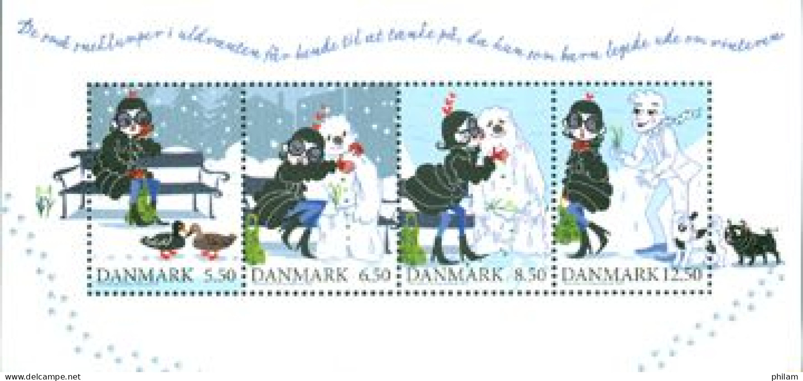 DANEMARK 2010 - Contes Hivernaux - Bloc Gommé - Unused Stamps
