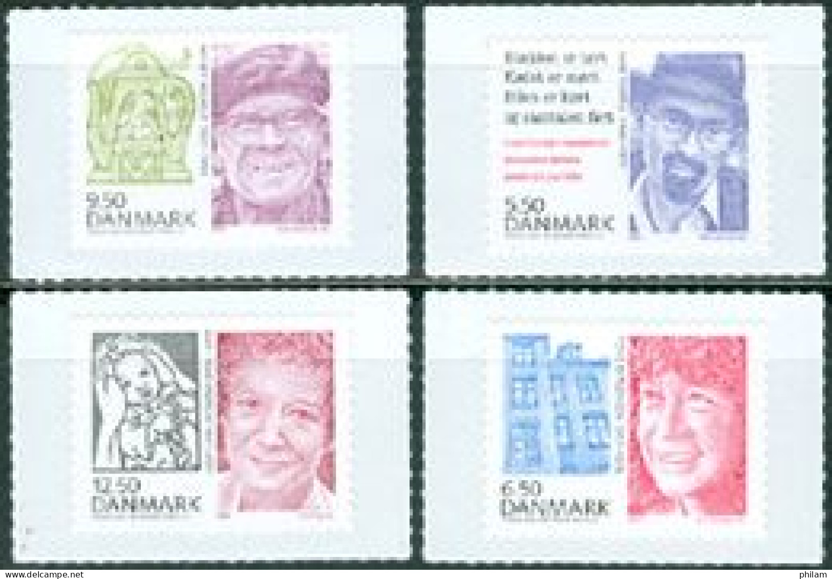 DANEMARK 2010 - Danois Célèbres - 4 V. - Unused Stamps