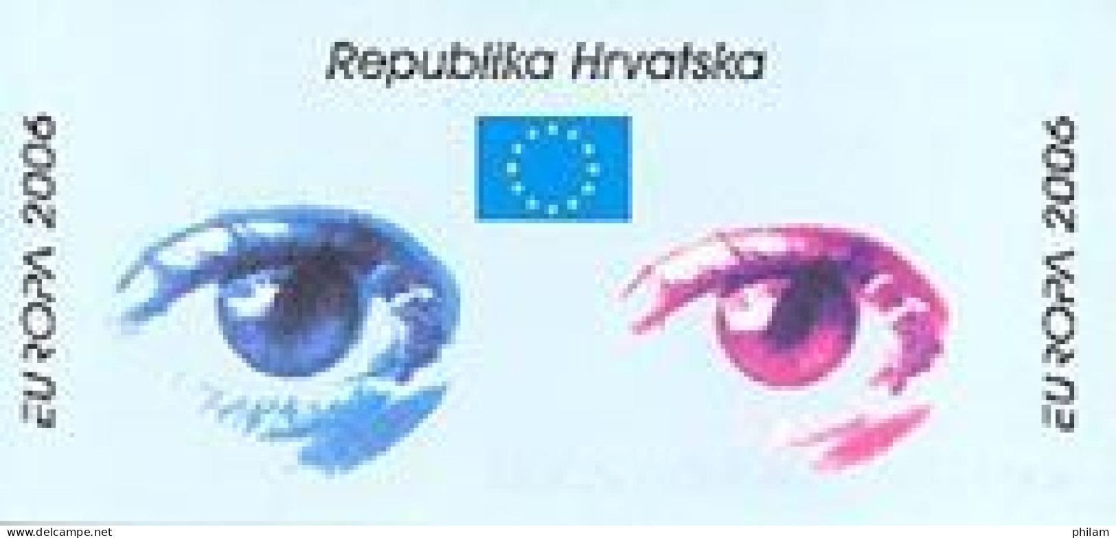 CROATIE 2006 - Europa - L'intégration -  Carnet - Croatie
